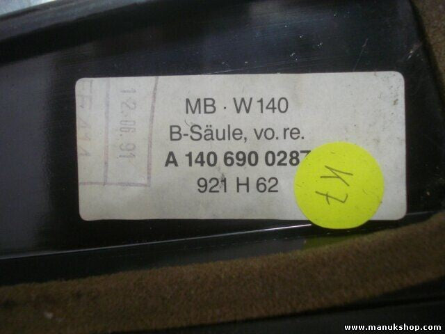 Türleiste Zierleiste Mercedes-Benz W140 600 SE SEL A1406900487 1406900287