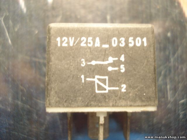Relais Peugeot 405 oder Renault 12V/25A 03.501 12V/25A03501 03501