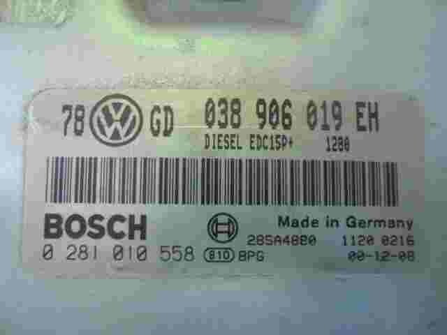 Motorsteuergerät Passat 1.9 038906019EH DIESEL EDC15P 1280 28SA4880 0281010558