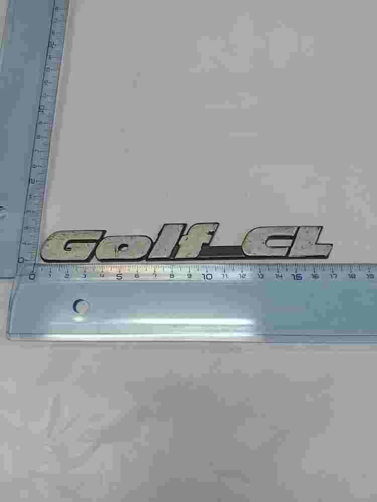 Emblem VW Volkswagen Golf 3 CL 1H6853687AA 1H6 853 687 AA 16.5cm.