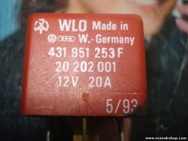 Relais Nebelscheinwerfer Audi VW Volkswagen 80/100/A4/A6 431951253F 20202001