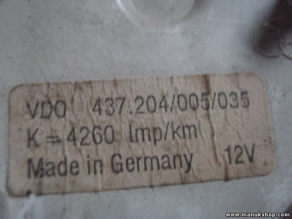 Kombiinstrument Tankanzeige Audi 80 VDO 437.204/005/035 437204005035