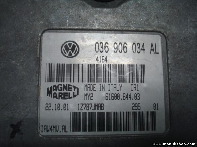 Motorsteuergerät Seat Ibiza 6L IAW4MVAL 036906034AL MAGNETI MARELLI 6160064403
