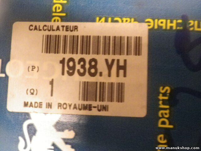 Motorsteuergerät Peugeot 206 207 1.9 1938YH 1938.YH 9650359880 LUCAS R04080030E