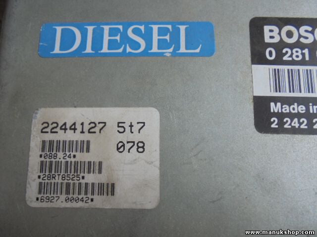 Motorsteuergerät BMW E34 2242213 2244127 BOSCH 0281001080 0 281 001 080