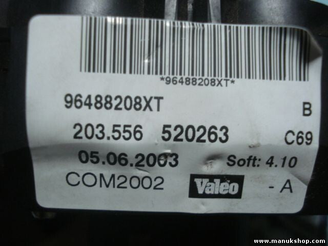Lichtschalter Citroen C2 C3 96488208XT VALEO 203.556 530586 C69 C0M2002