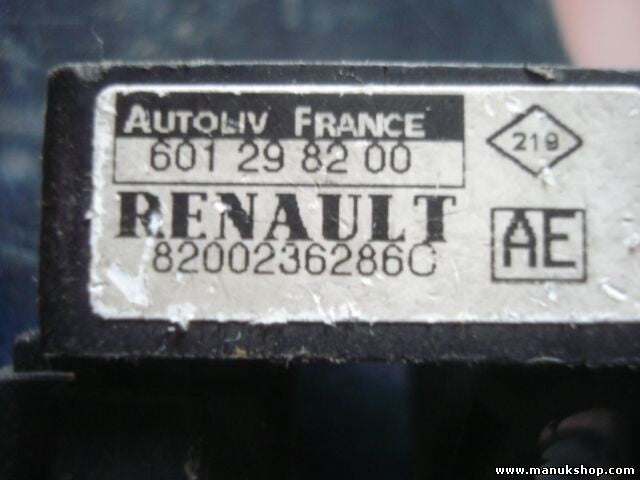 Airbagsensor Airbagsteuergerät Renault Grand Scenic Megane 8200236286C 601298200