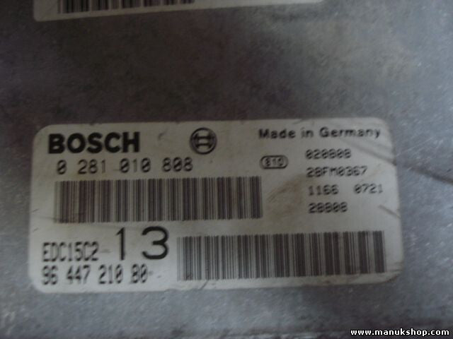 Motorsteuergerät Citroen C5 2.0 HDi 9644721080 EDC15C2 13 BOSCH 0281010808