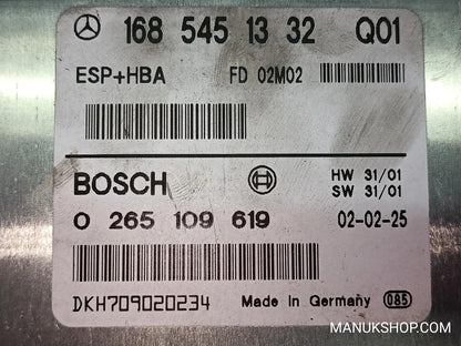 Steuergerät Mercedes-Benz 1685451332 FD02M02 0265109619 HW3101 SW3101