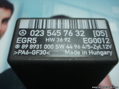 Abgasrückführung relais Mercedes W 638 W638 EG0012 0235457632 898931000