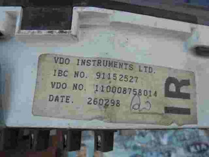Kombiinstrument Tacho Opel Frontera A 91152527 91152527IR  VDO 110008758014