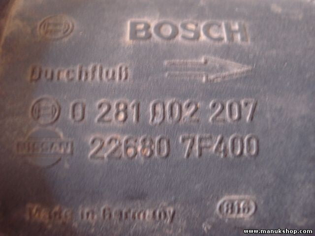 Luftmengenmesse NISSAN TERRANO FORD MAVERICK 2.7 TD BOSCH 0281002207 226807F400