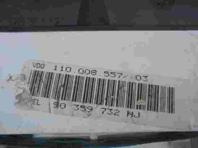 Kombiinstrument Tacho Opel 90359732HJ 90 359 732 HJ VDO 11000855703