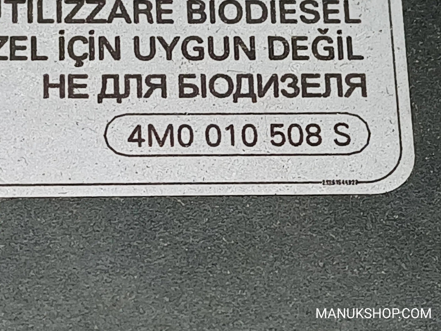 Tankdeckel Audi A4 Q5 Q2 Q4 4M0010508S 4M0 010 508 S