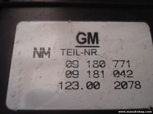 Lichtschalter Opel 09 180 771 09180771 09 181 042 09181042