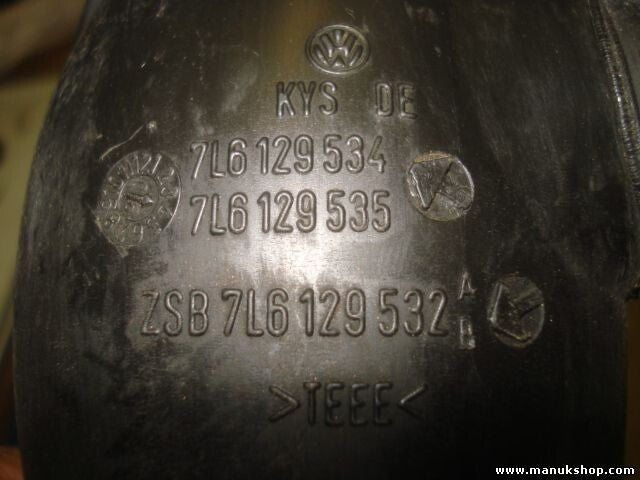 Ansaugrohr Luftrohr Ansaugschlauch VW 7L6129534 7L6129535 7L6129532