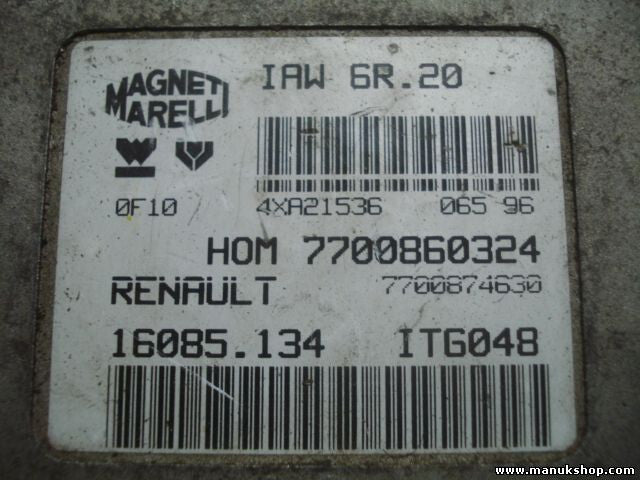 Motorsteuergerät Renault Twingo I IAW6R20 HOM7700860324 7700860324 7700874630