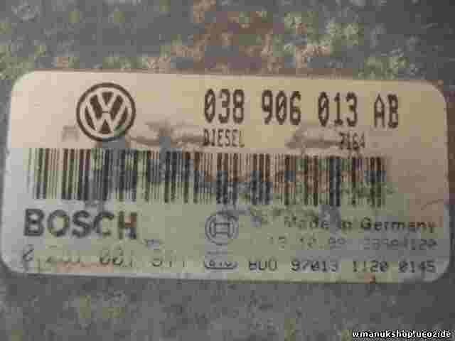 Motorsteuergerät Seat Ibiza Cordoba 1.9 2002-2008 038906013AB BOSCH 0281001911