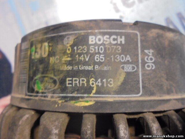 Lichtmaschine Land Rover BOSCH 0123510073 ERR6413 443651 0124615055 0986042460