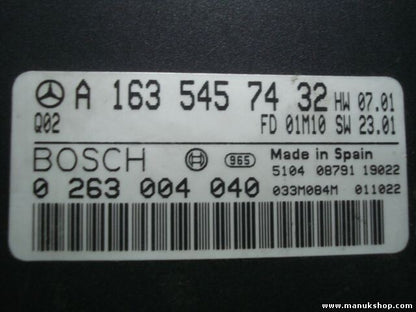 Steuergerät Einparkhilfe Mercedes ML163 Q02 A1635457432 BOSCH 0263004040 FD01M10