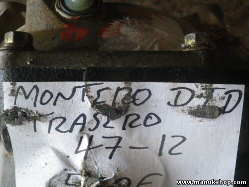 Differential hinten Hinterachsgetriebe Mitsubishi Pajero E34D 7.5 2P piñón 47/12