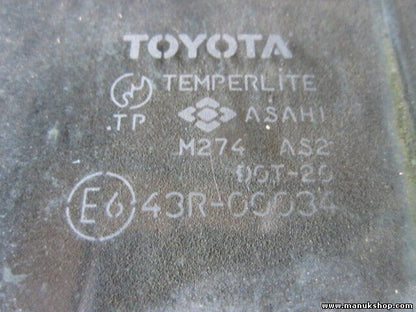 Türscheibe Seitenscheibe hinten links Toyota 4Runner 43R00034 M274AS2DOT20