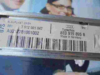 Navigationssystem Audi A4 B6 8E 8E0919895B Blaupunkt GMBH 7612001047
