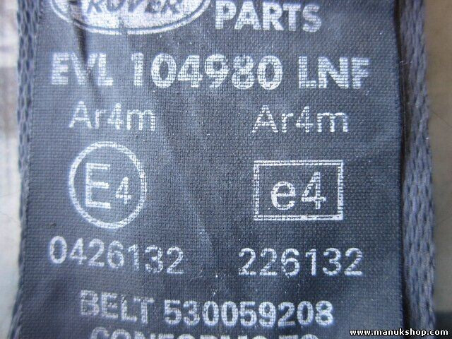 Sicherheitsgurt Gurt Land Rover Freelander LN EVL104980LNF 530059208