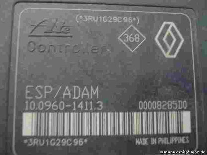 ABS Hydraulikblock Renault Laguna Espace 8200053423B 10096014113 00008285D0