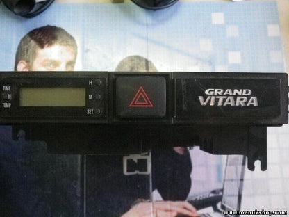 Bordcomputer Uhr Suzuki Grand Vitara 3678052J00 36780-52J00 OMRON G8C276SC00