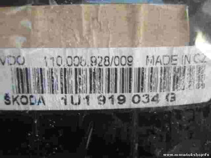 Tachoscheiben Skoda Octavia 1U1 919 034 G  1U1919034G VDO 81117875 110008928009