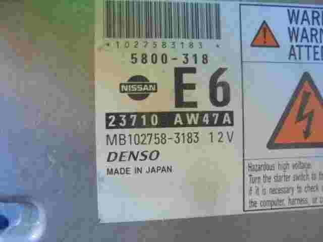 Motorsteuergerät  Nissan Primera 23710AW47A 23710 AW47A DENSO MB1027583183