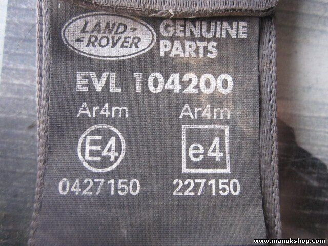Sicherheitsgurt vorne rechts Land Rover Discovery 2 EVL104200 0427150 227150