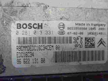 Motorsteuergerät Citroen C4 Peugeot 9662213180  9653958980 1039S14811 0281013331