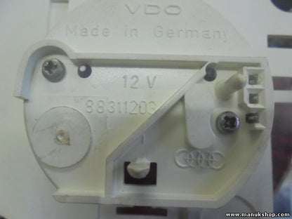 Zeituhr Uhr Instrument Tacho Audi 80 90 VDO 88311203