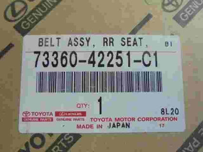 Sicherheitsgurt Gurt hinten rechts Toyota RAV4 7336042251C1 73360-42251-C1