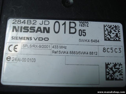 Karosseriesteuergerät Nissan X-Trail T31 2007 Qashqai J10 2006 284B2JD01B