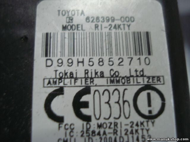 Lenkradschloss Toyota Prius Corolla Verso E12 626399000 RI-24KTY D99H5852710