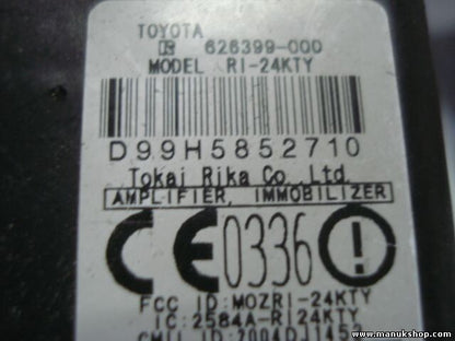 Lenkradschloss Toyota Prius Corolla Verso E12 626399000 RI-24KTY D99H5852710