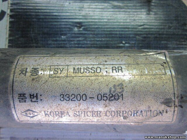 Kardan Zentral SsangYong Musso 2.9 Tdi 120 CV / 88 KW 3320005201