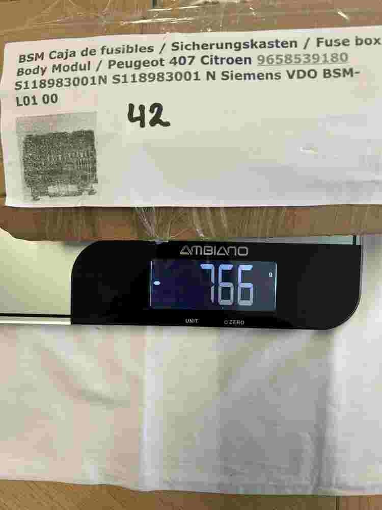 Sicherungskasten Peugeot 407 Citroen Siemens 9658539180 S118983001N S118983001 N
