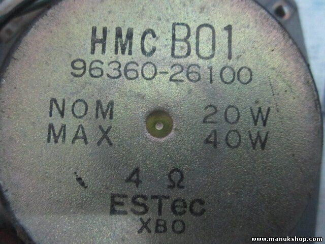 Lautsprecher Hyundai Santa Fé I SM 2.0 2001/08-2006/03 9636026100 96360-26100