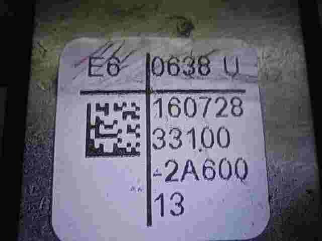Benzindruckregler Hyundai i30 Tucson Kia Optima 331002A600 33100-2A600 E6 0638U