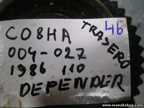 Differential hinten Hinterachsgetriebe Land Rover 110 C08HA 004027 piñón 46