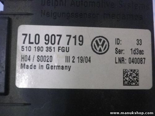 Relais VW Touareg 7L0907719 510190351FGU H04/S0020 33 1D3AC 040087 7LO907719