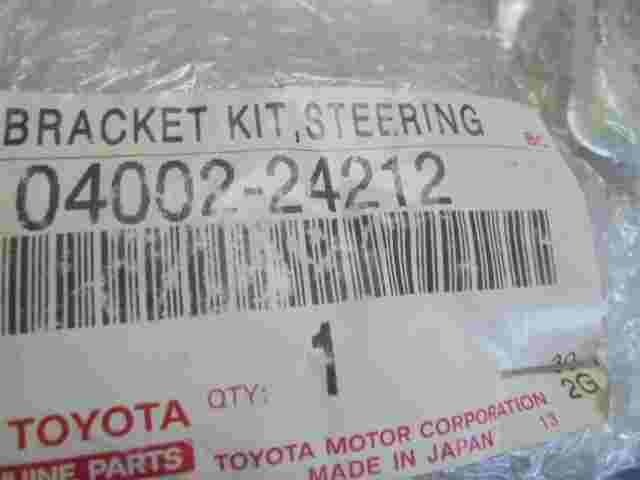 Bracket Kit Steering  Toyota Auris 0400224212 04002-24212