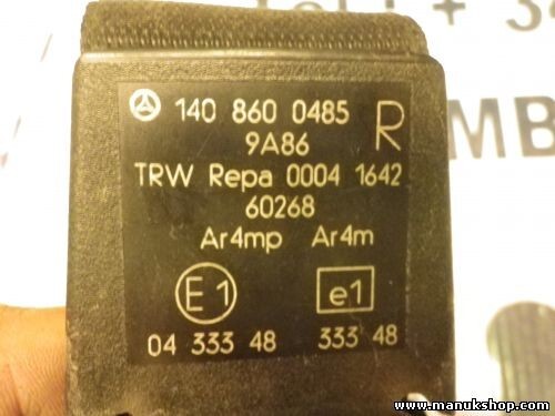 Sicherheitsgurt Gurt Mercedes-Benz W140 600 SE SEL 1408600485R 1408600485