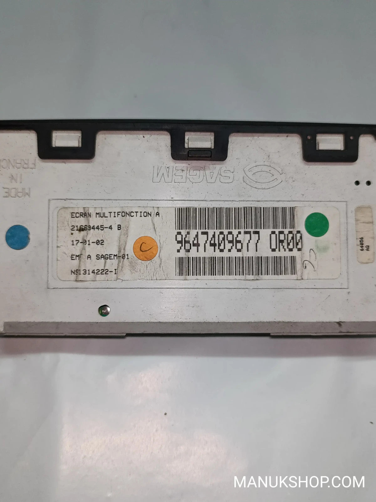 Bordcomputer Citroen Peugeot Pantalla 9647409677 OR00 216694454 21669445-4 SAGEM
