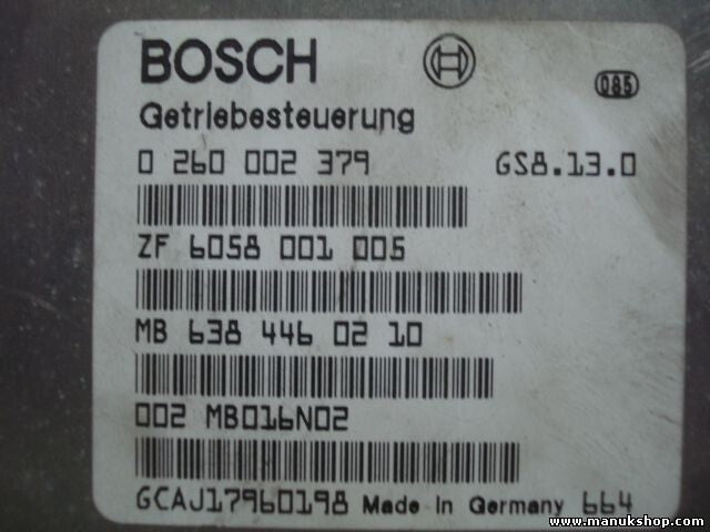 Getriebesteuergerät Mercedes-Benz Viano 1997 6384460210 0260002 ZF6058001005