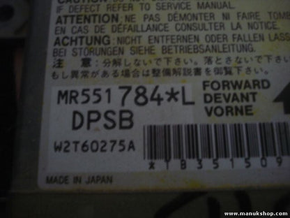 Airbagsensor Airbagsteuergerät Mitsubishi Pajero Montero DPSB MR551784